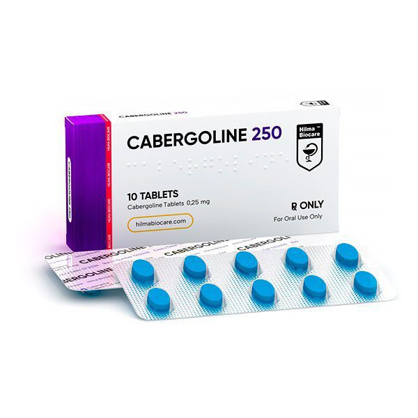 Cabergoline  0.25 mg / 10 tab