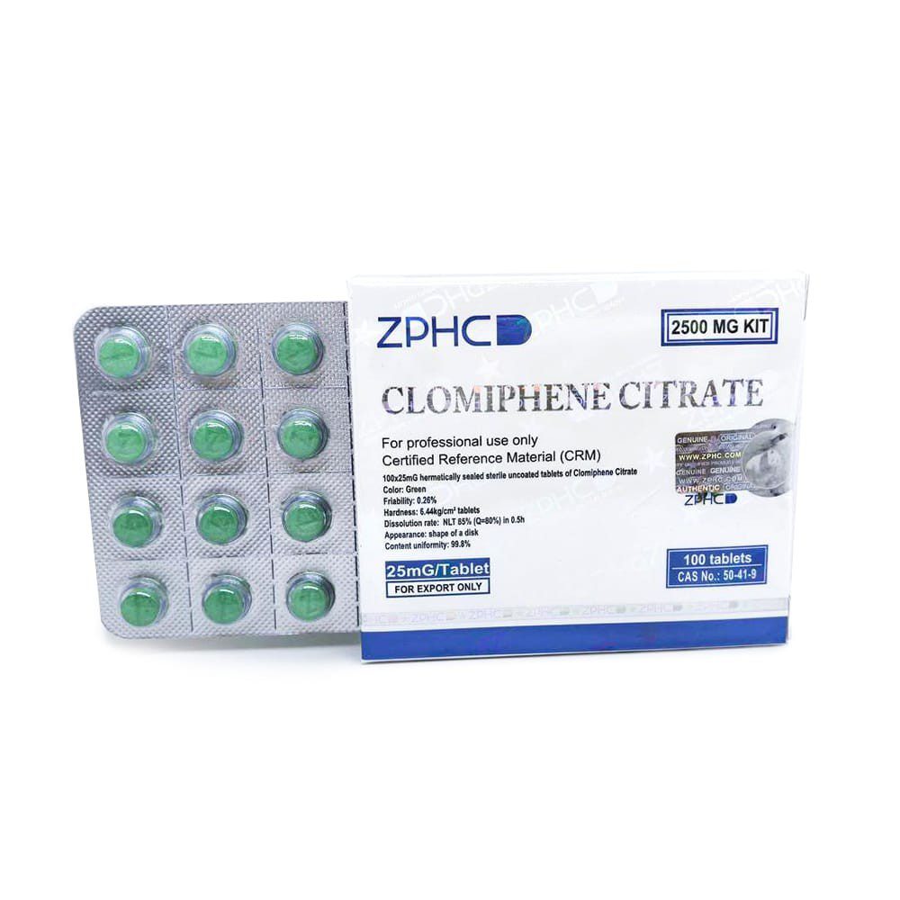 ZPHC NEW Clomiphene citrate 25мгтаб - цена за 20 таб.