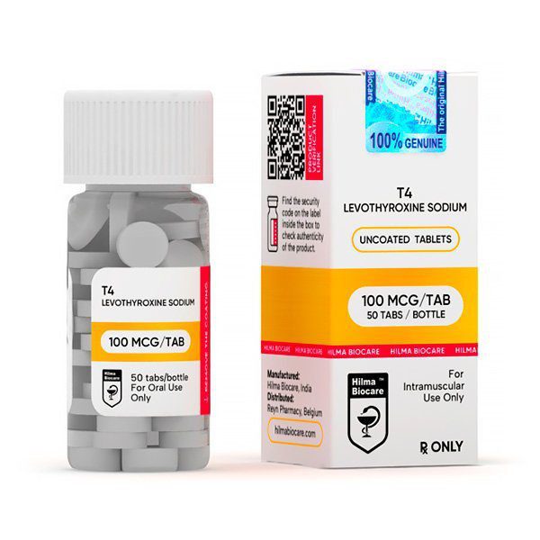Hilma (T4) Levothyroxine sodium 100MCGTAB - ЦЕНА ЗА 50 ТАБ