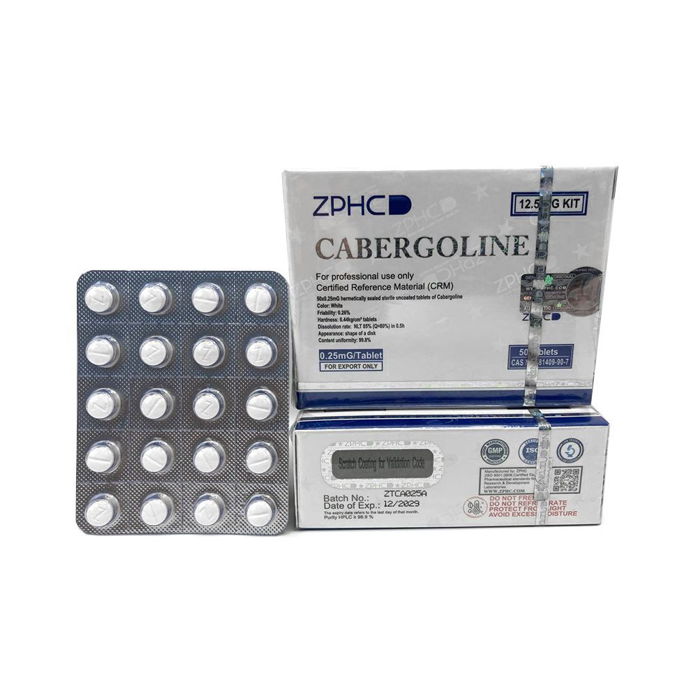 ZPHC NEW CABERGOLINE 0.25MGTAB - ЦЕНА ЗА 10 ТАБ