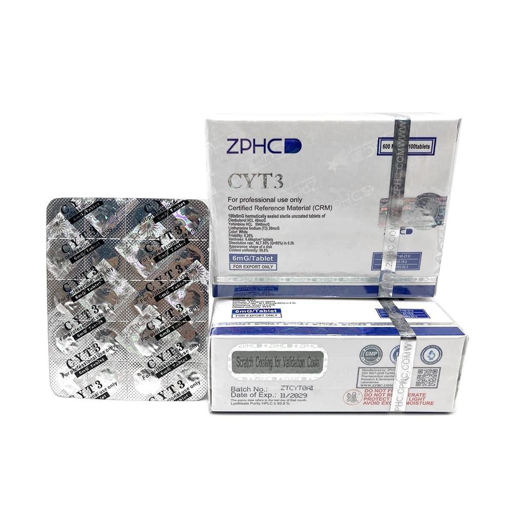 CYT3 100tab/6mg (Clen+T3+Yohimbine)