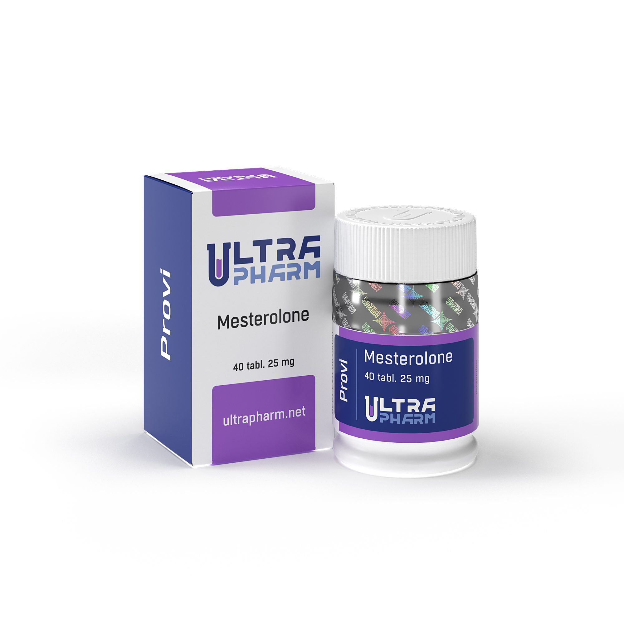 Mesterolone  Ultra-Pharm (провирон) 25mg/tab - ЦЕНА ЗА 40ТАБ