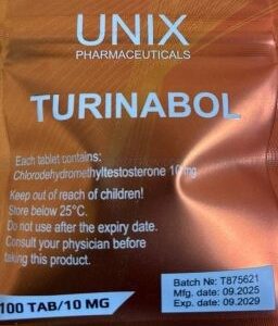 Turinabol 100tab/10mg Unix